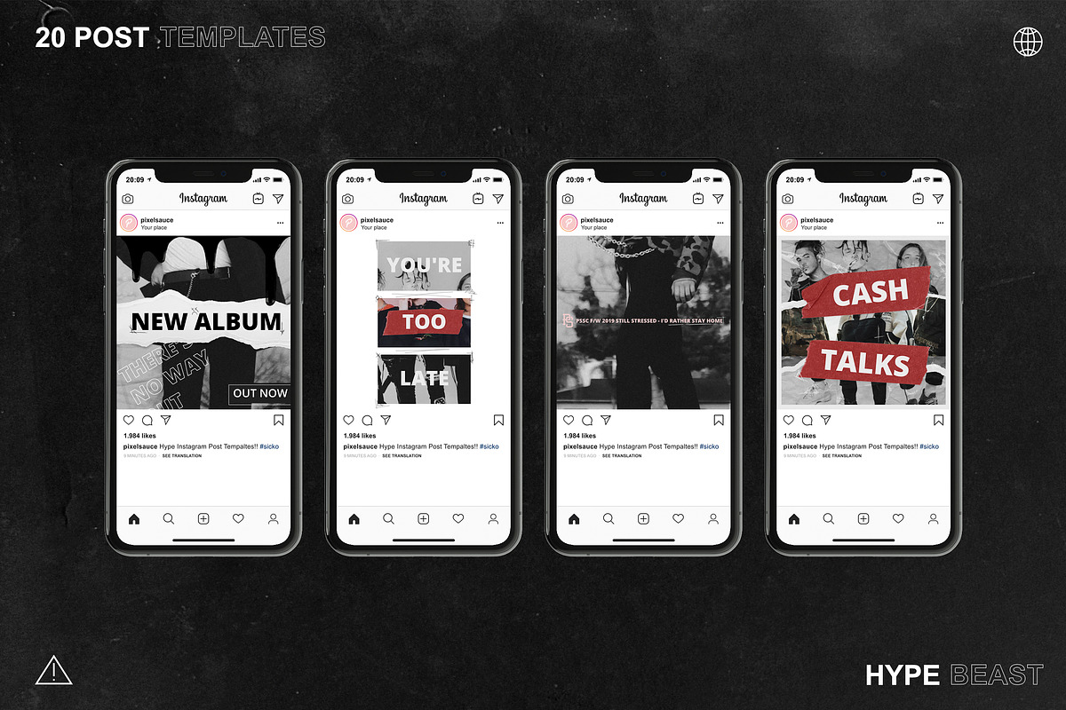 Hype Instagram Story/Post Templates, a Social Media Template by Pixel Sauce™ (Photo 10 of 14)