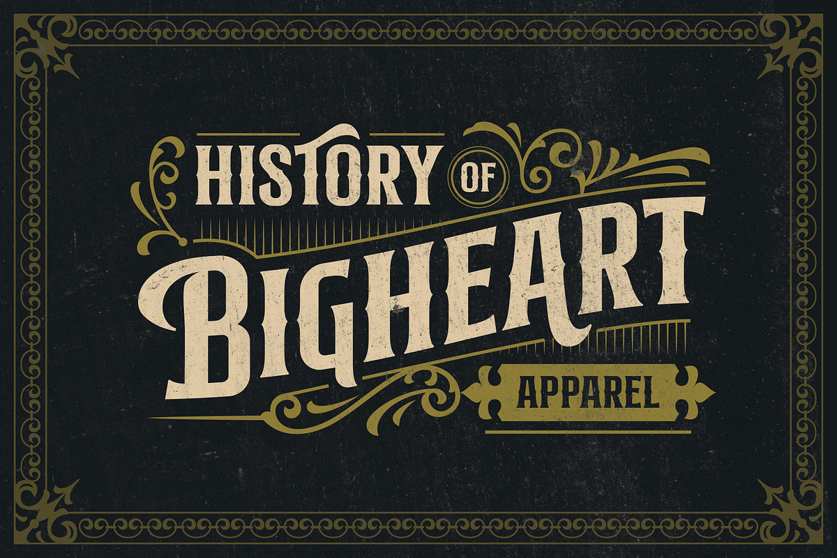 Hermona Vintage + Extras, a Serif Font by Arterfak Project (Photo 9 of 13)