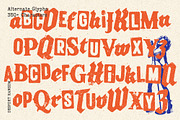 Desfort Ransom - Display Font, a Blackletter Font by Edignwn Type (Thumbnail 10 of 10)