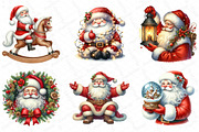 Christmas Santa Claus Watercolor, an Illustration by DreamPrint404 (Thumbnail 4 of 4)