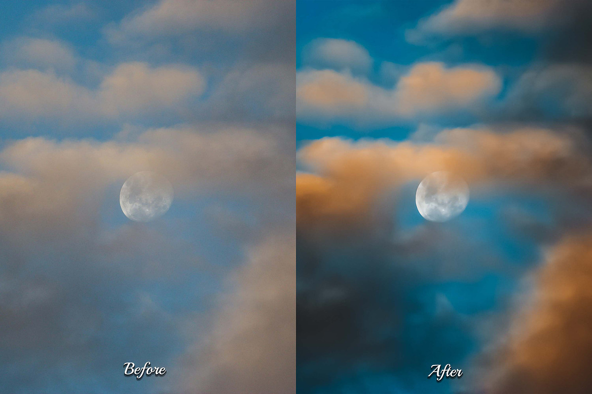 30 Sky Photoshop Collection, an Action Add-On by 3Motional (Photo 3 of 11)