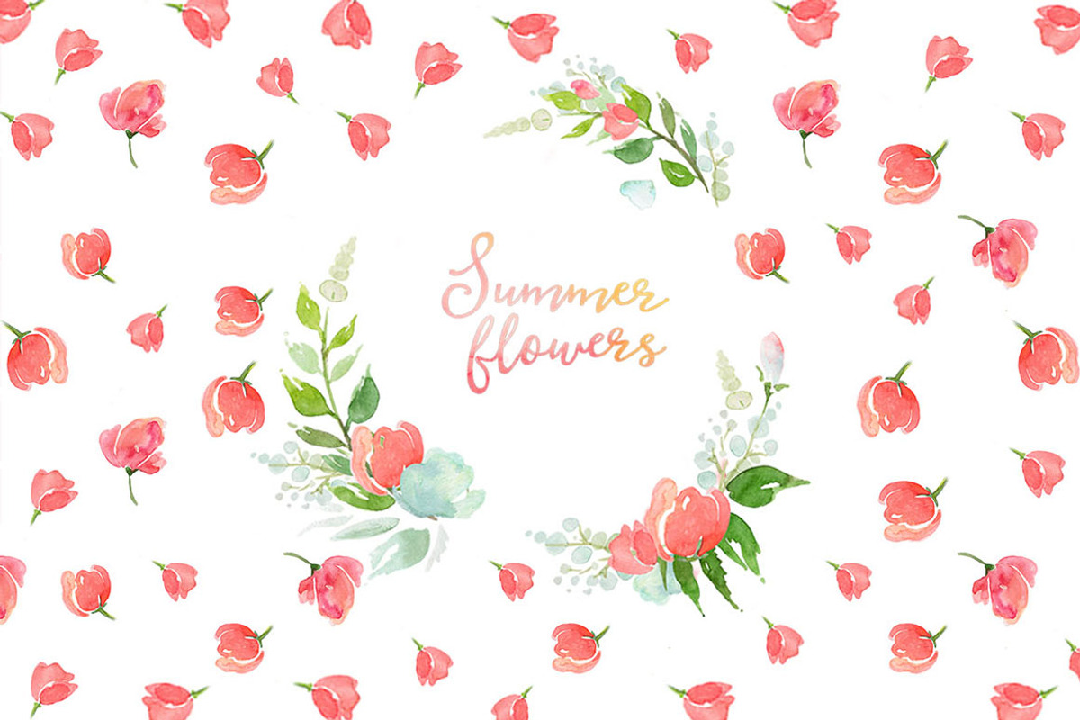 Summer flowers, an Illustration by Abstract Vanilla (Photo 3 of 8)