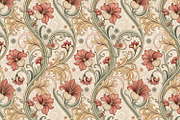 Art Nouveau Seamless Pattern Set, a Pattern Graphic by Designs by Helen Trupak (Thumbnail 3 of 8)