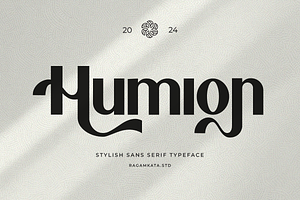 Humion - Stylish Sans Serif Typeface