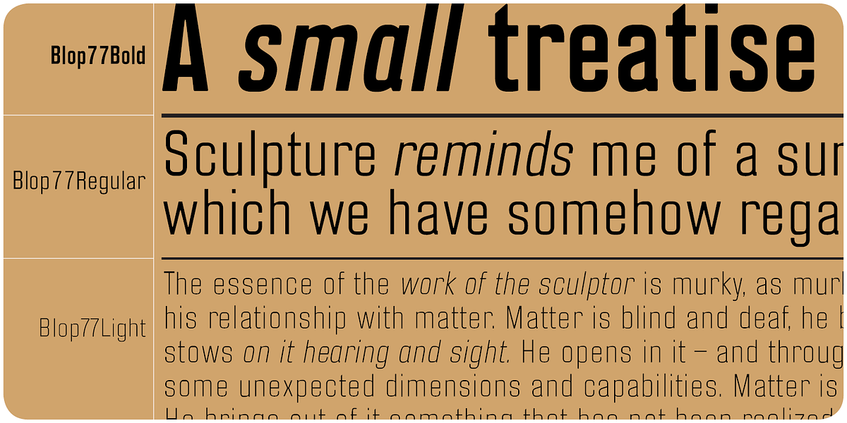 Blop 77, a Sans Serif Font by Osialus (Photo 6 of 9)