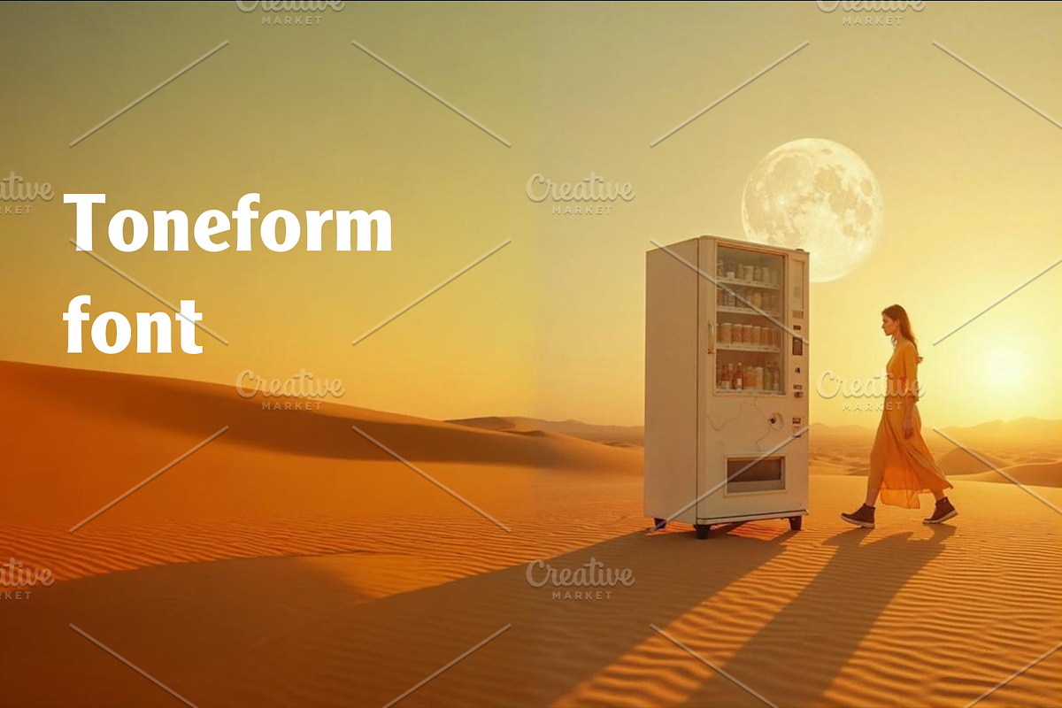 Toneform-font-Regular-096-25, a Font by canve (Photo 2 of 2)