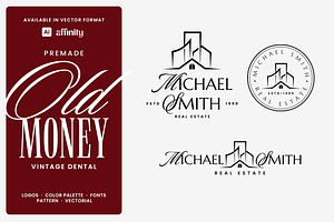 Realtor Old Money Logo Template