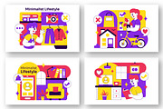 10 Minimalist Lifestyle Illustration, a Person Illustration by denayunebgt (Thumbnail 3 of 4)