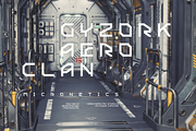 Frav Futuristic Tech Font, a Font by baqoos (Thumbnail 2 of 8)