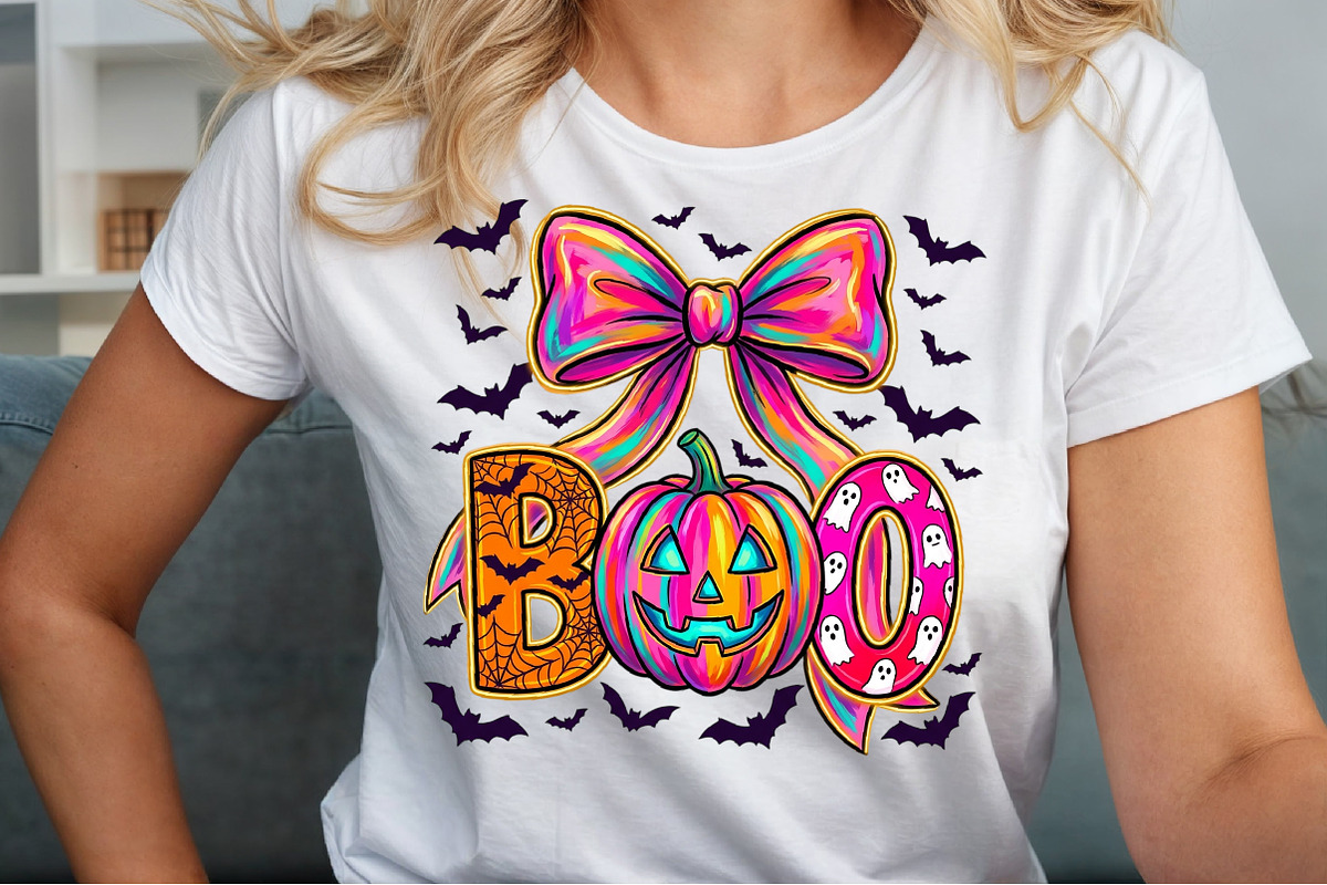 Halloween Boo PNG Coquette Pumpkin, a Work Illustration by Sublimation Artist (Photo 5 of 9)