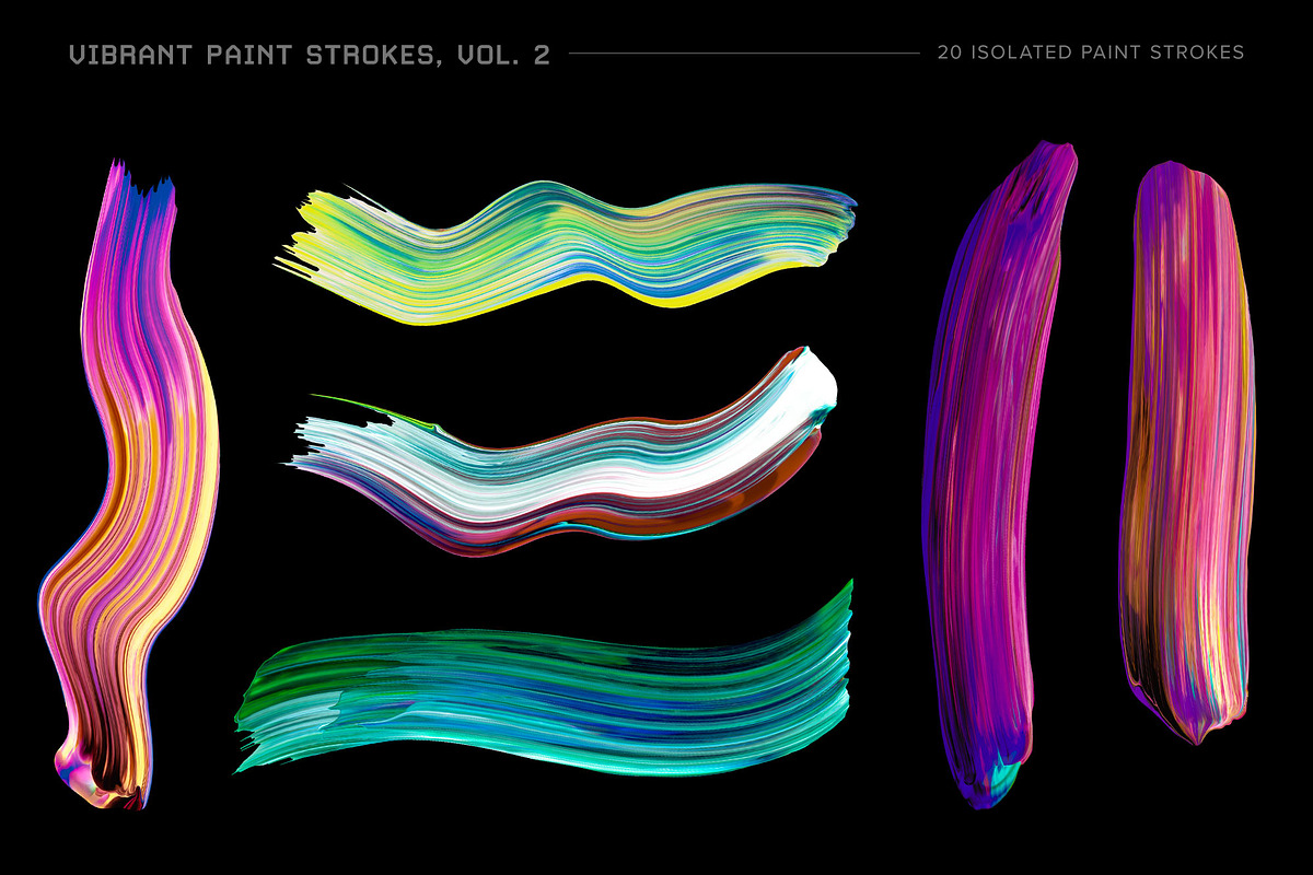 Vibrant Paint Strokes Bundle, a Texture Graphic by Chroma Supply (Photo 20 of 23)