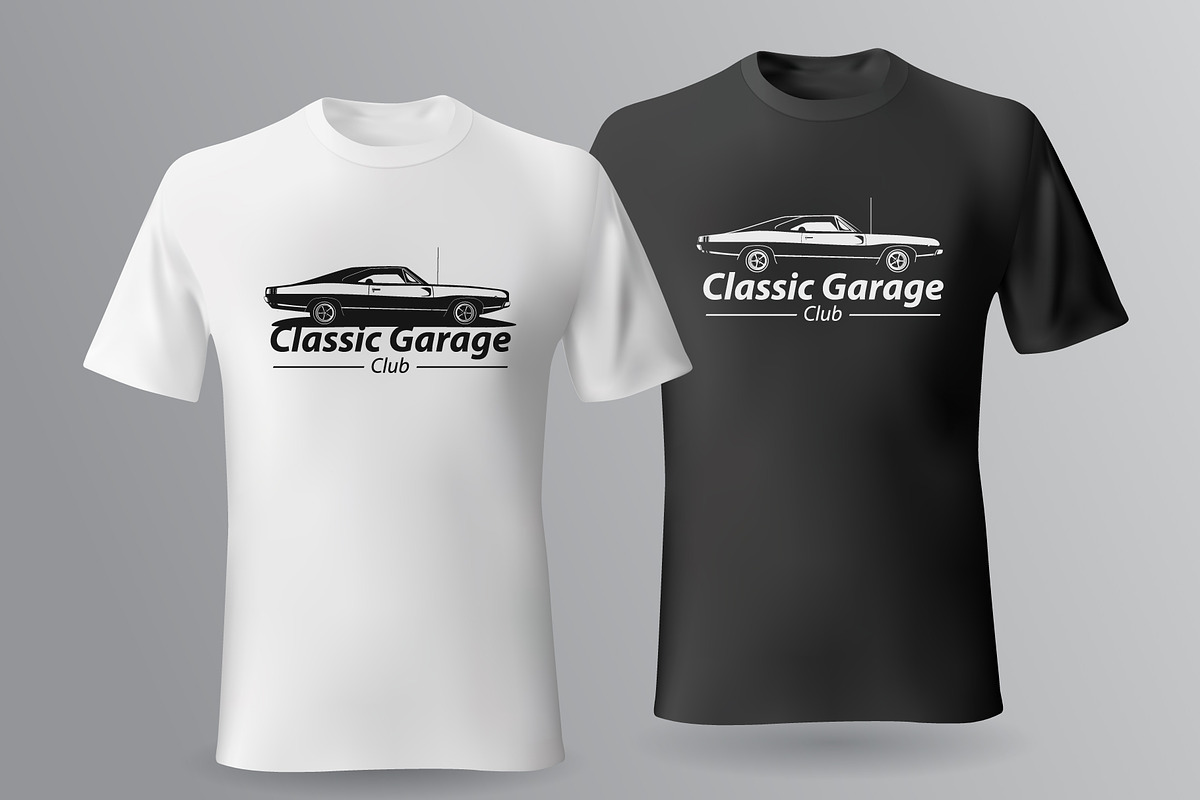 Classic Garage Club Vector Car, a Sport Illustration by Plaid4You (Photo 4 of 8)