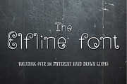 ElfLine decorative style font, a Handwritten Font by SiberianArt (Thumbnail 2 of 6)
