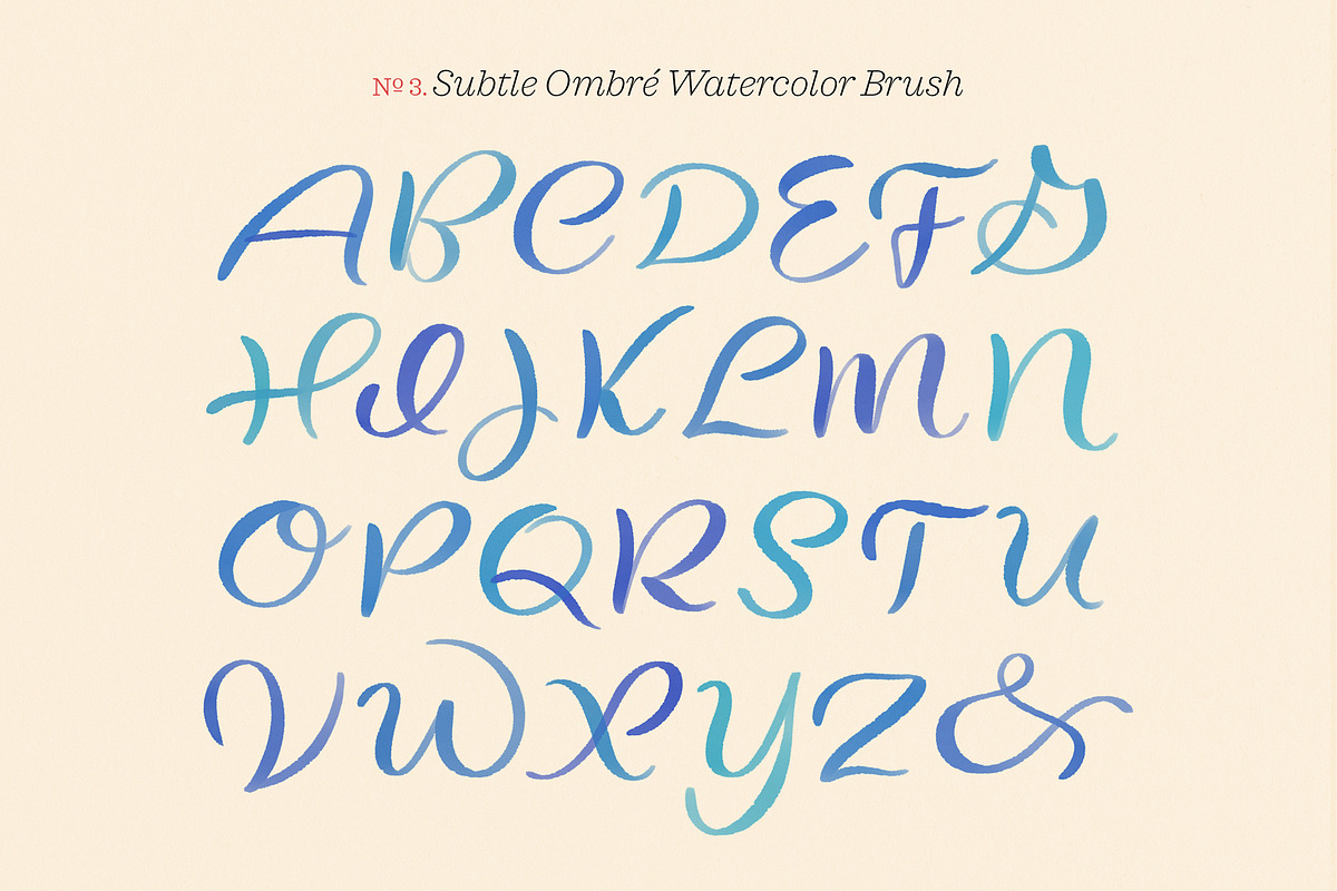 Inky Lettering Procreate Brush Set, a Brush Add-On by Molly Suber Thorpe (Photo 2 of 14)