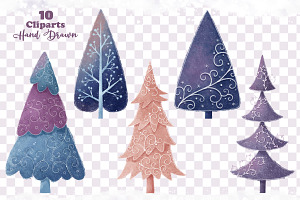 Whimsical Christmas Trees Collection