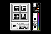 BOXY MONOSPACE FUTURISTIC FONT, a Symbol Font by Font For Zula™ (Thumbnail 1 of 11)