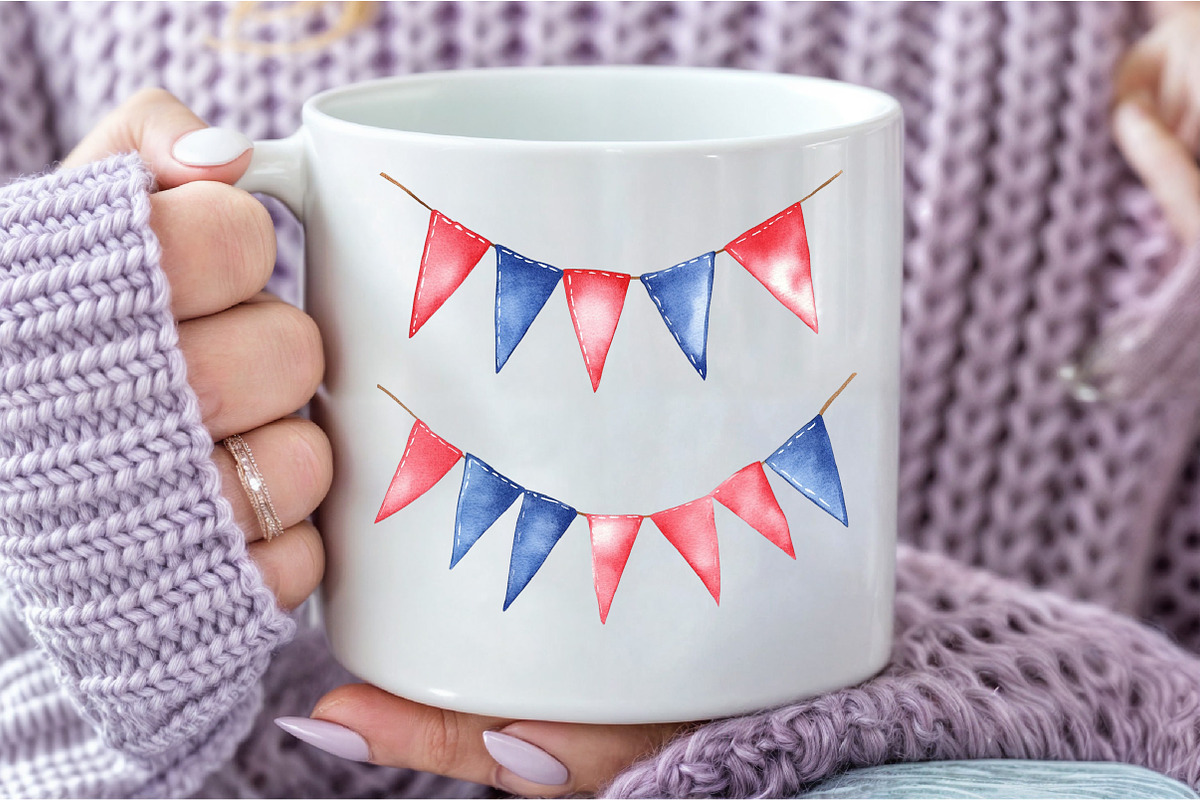 4th of July Clipart Bundle, an Illustration by DreamCafeArt (Photo 6 of 8)