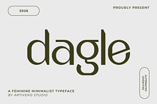 Dagle – Minimalist Feminine Font