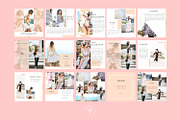 Instagram / Fashion Social Pack 2, a Social Media Template by Blossom (Thumbnail 2 of 6)