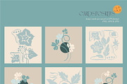 Flowers of the Art Nouveau, a Pattern Graphic by Collection by VY (Thumbnail 15 of 17)