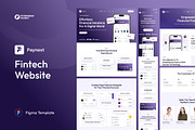 Paynext - Fintech Website, an UI Kit Template by peterdraw (Thumbnail 1 of 7)