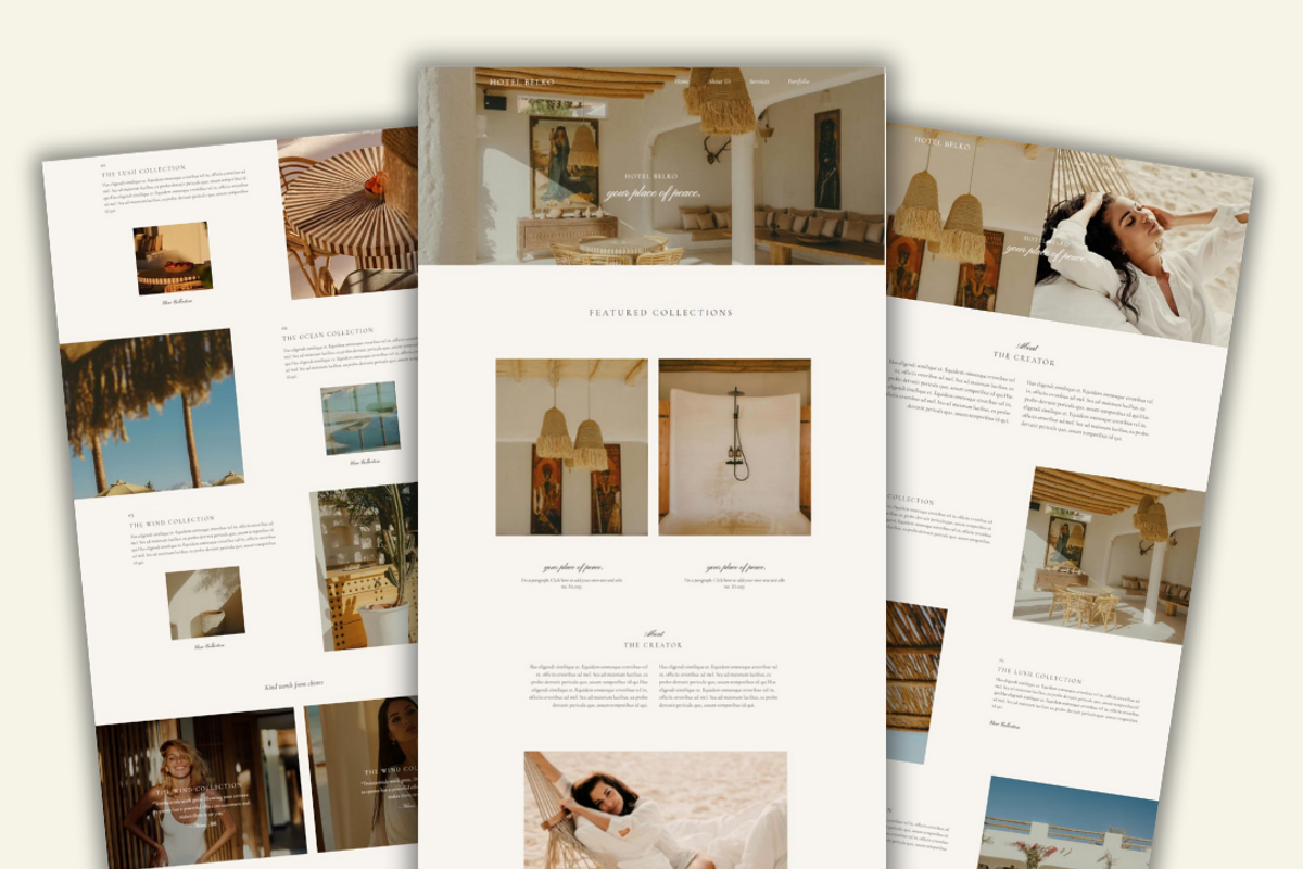 Wix Website Portfolio Template preview 2