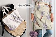 Lavender Clipart Set, a Seasonal Illustration by Leonaa art (Thumbnail 6 of 8)