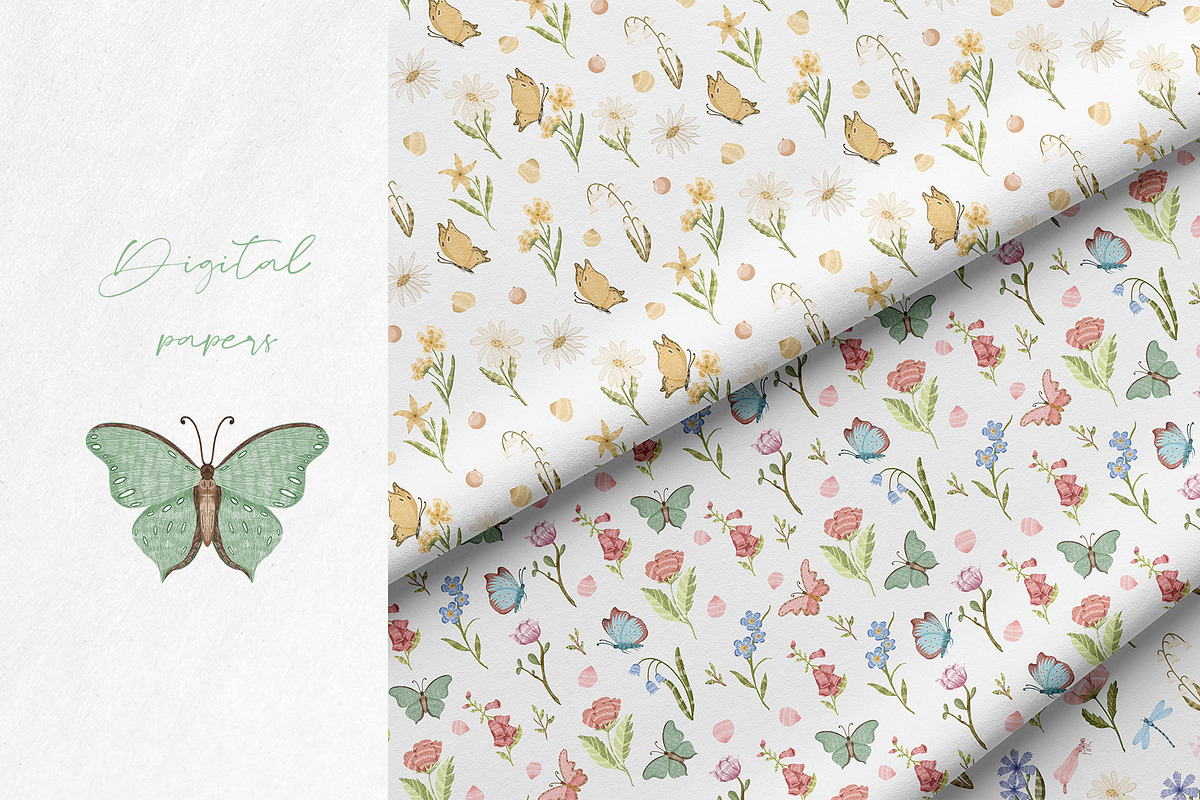 Soft flowers graphic collection, a Decorative Illustration by Yelloo Fish (Photo 12 of 16)