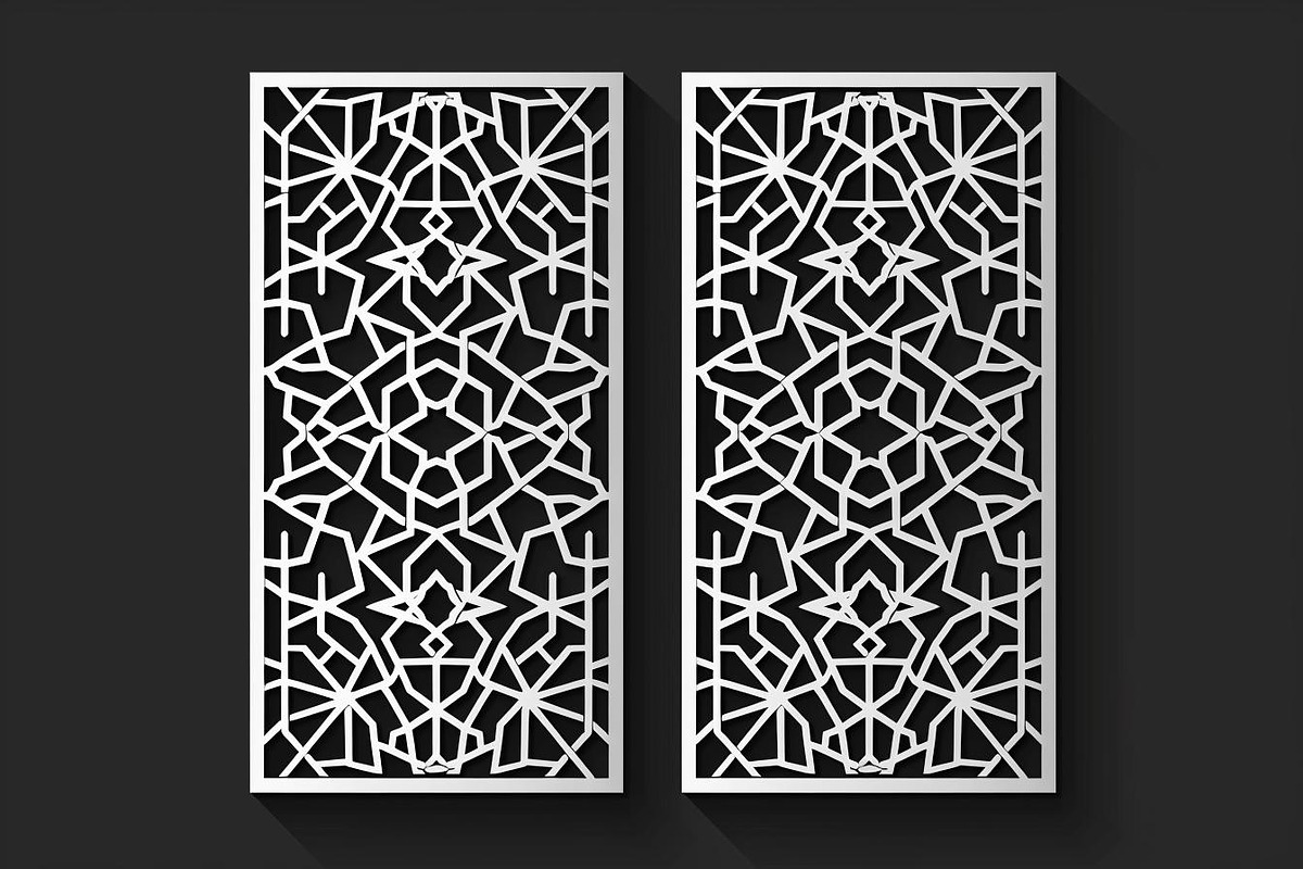 Ornamental Laser Cut Silhouettes, an Illustration by BIPLOB EXPERT (Photo 5 of 9)