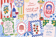 Bella Estate - Summer Hand Drawn Set, an Object Graphic by Leila Divine (Thumbnail 3 of 19)