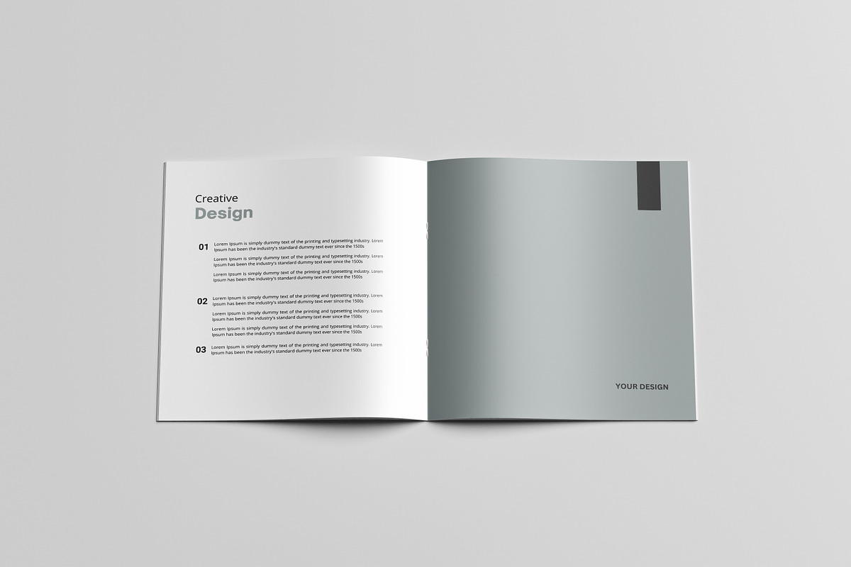 square brochure mock-up, a Brochure Template by Graphic_world89 (Photo 4 of 8)