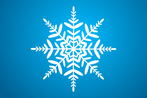 Christmas Snowflake Set Vector