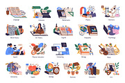 Different school subjects set, an Education Illustration by Good Studio (Thumbnail 1 of 22)