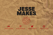 Wrinkled Kraft Paper Backgrounds, a Texture Graphic by The Fake PNG (Thumbnail 6 of 6)