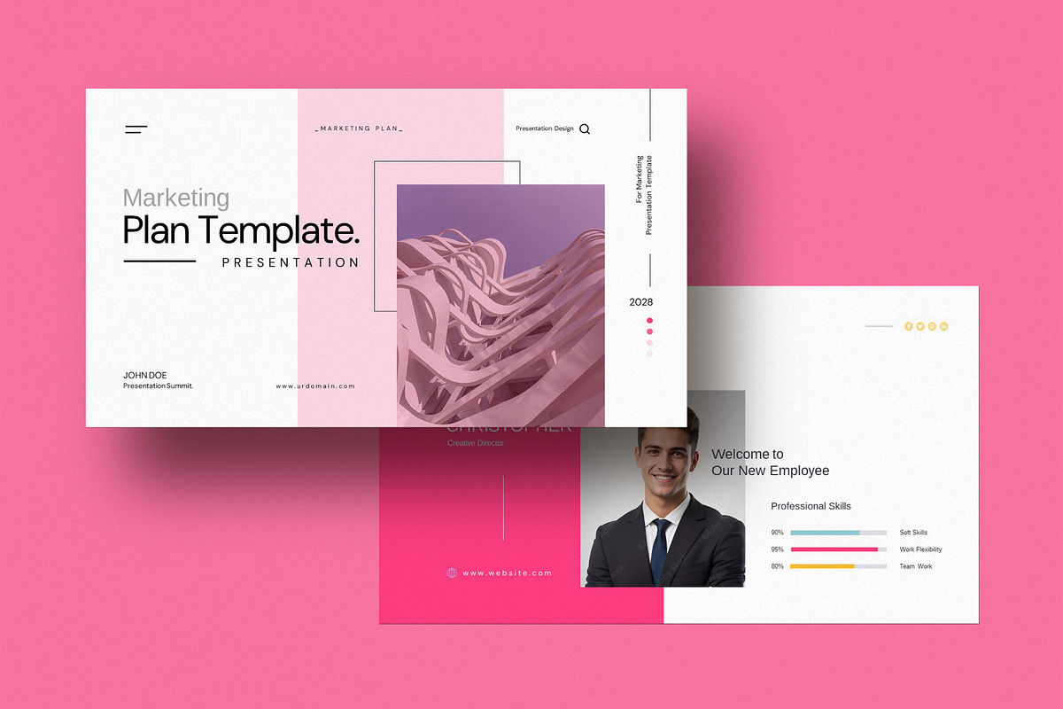 Marketing Plan Presentation Template preview 2