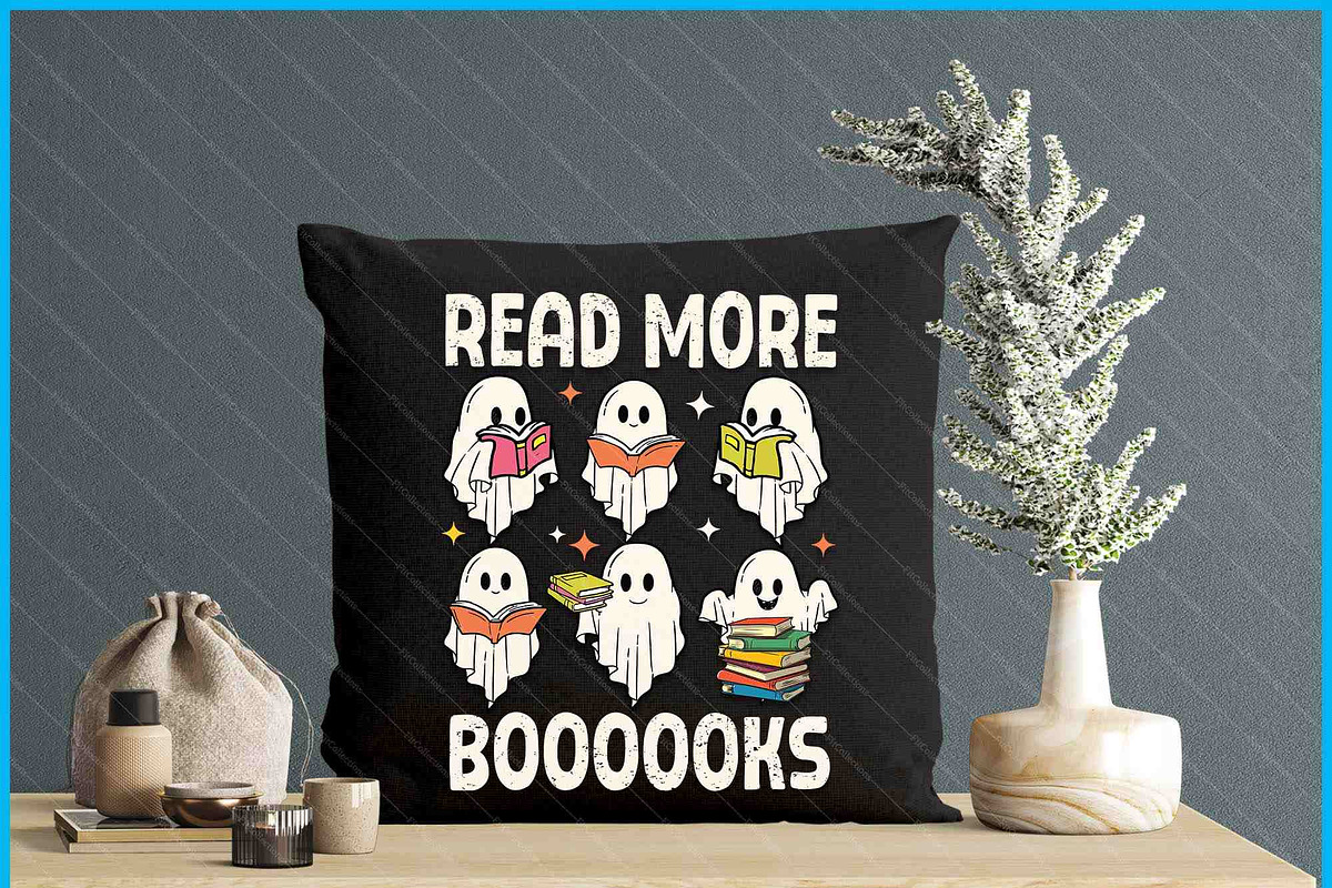 Halloween Ghost Librarian Teacher, a Graphic by Creativeusart (Photo 4 of 4)