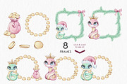 Watercolor Snakes | New year 2025, a Seasonal Illustration by katmonne (Thumbnail 5 of 10)