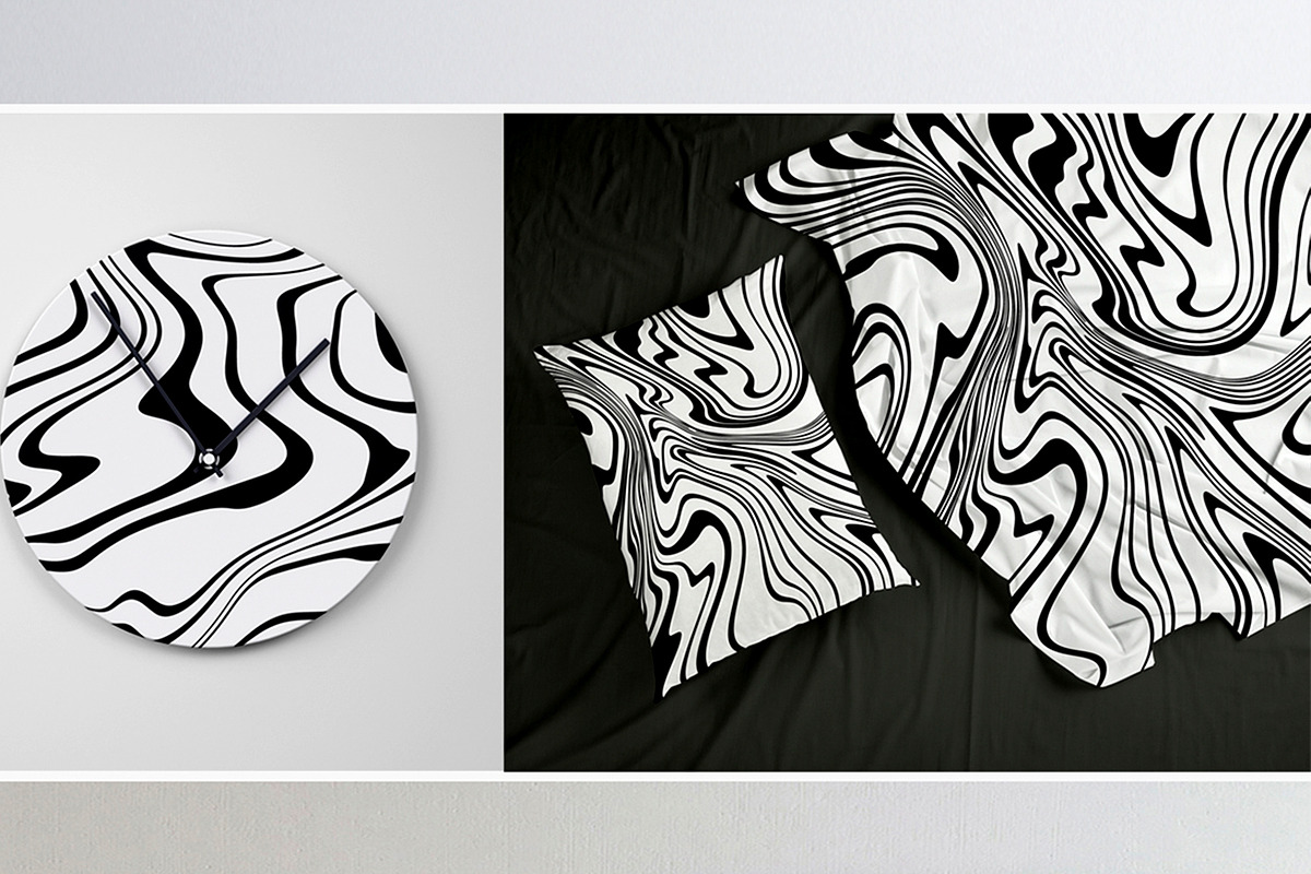 ZEBRA FLUID Collection, a Background Graphic by ViktoriaLapshyna (Photo 7 of 9)