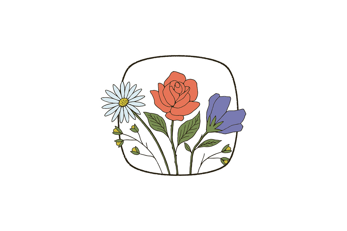 Vintage Floral Logo, a Branding & Logo Template by Pure Design
