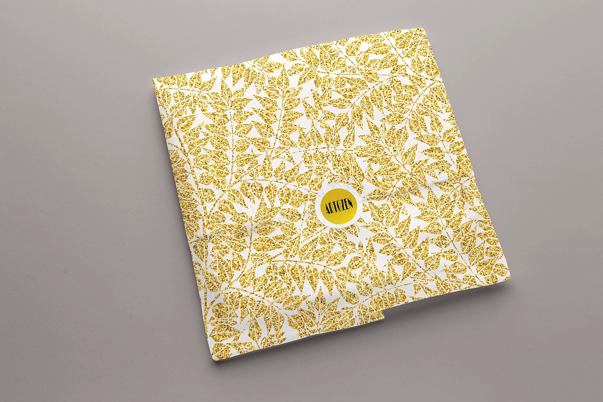 Gold Glitter William Morris Patterns, a Pattern Graphic by ARTOZEN DIGITAL (Photo 12 of 20)