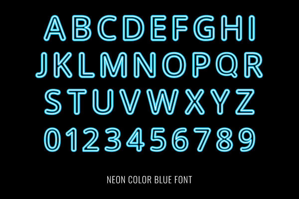 Neon Color Font family, a Symbol Font by Font Craft Studio (Photo 8 of 11)