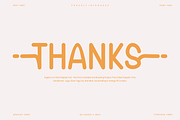 Argeno - Paint Font, a Sans Serif Font by QR Design Studio (Thumbnail 7 of 7)