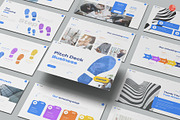 Steps Pitch Deck PowerPoint, a Presentation Template by Pixslides (Thumbnail 1 of 6)