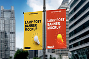 Lamp Post Banner Mockup, a Product Mockup by Designbuys (Thumbnail 3 of 20)