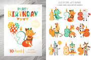 Happy Birthday. Kids illustrations., an Animal Illustration by Luba Vega (Thumbnail 14 of 20)