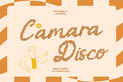 CS Camara Disco, a Script Font by Craft Supply Co. (Thumbnail 1 of 8)