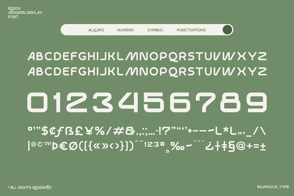 Rosca, a Sans Serif Font by inumocca_type (Photo 11 of 14)