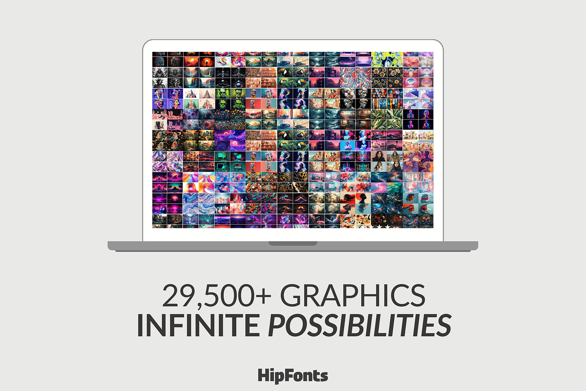 Mega Design Library Bundle, a Decorative Illustration by HipFonts (Photo 4 of 8)