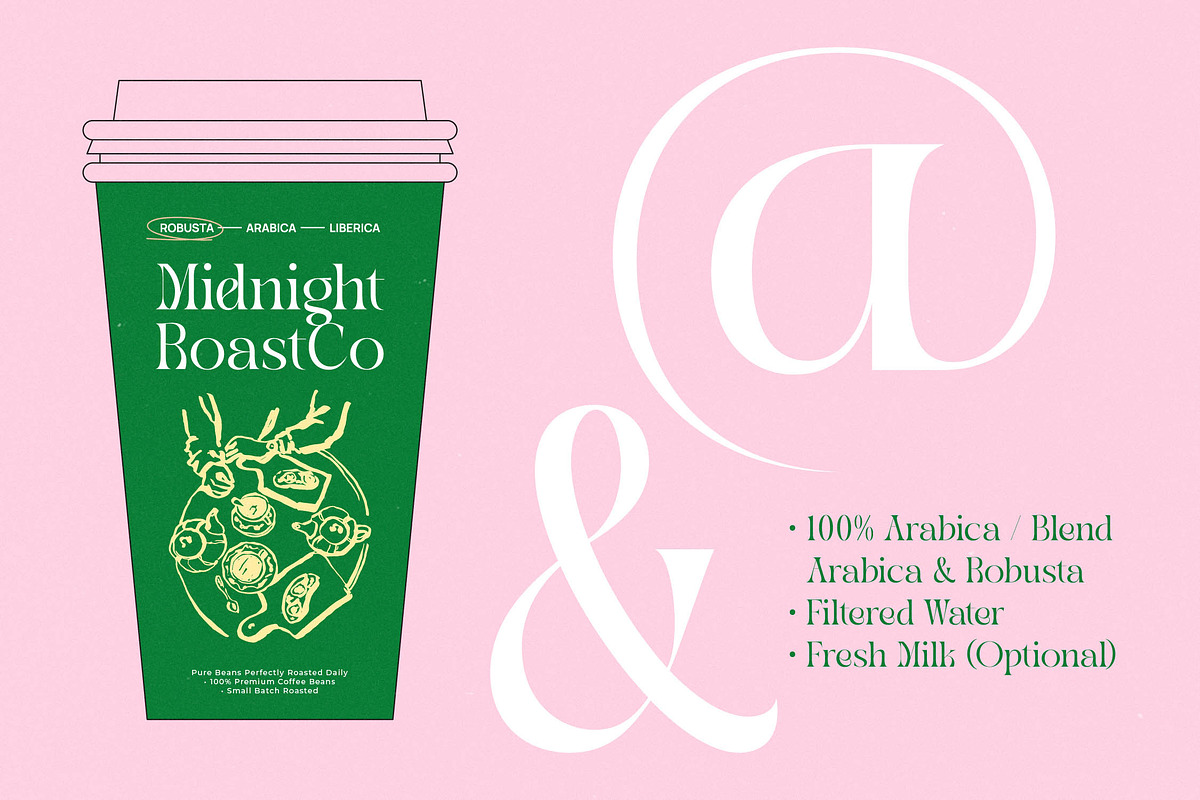 Midnight Modern Display Serif, a Serif Font by timelesstype.co (Photo 11 of 20)