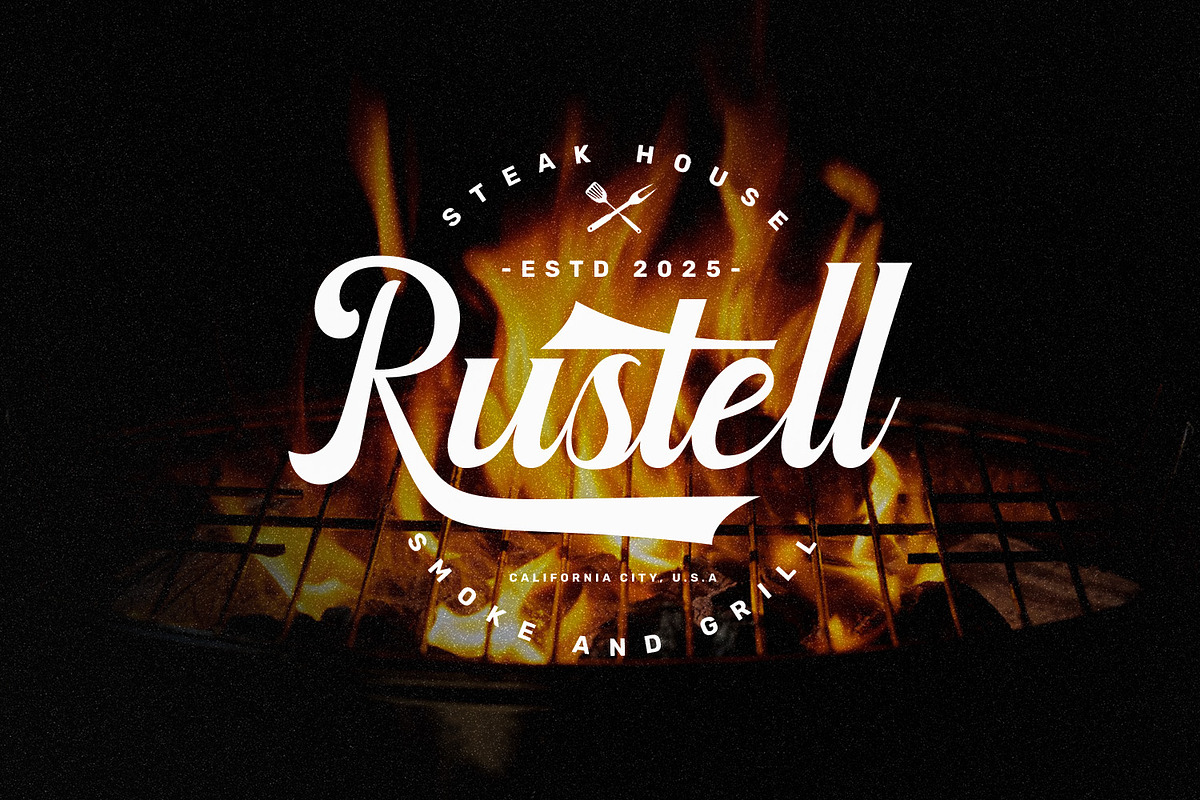 Montell - Vintage Script, a Script Font by Hasbi Creative (Photo 7 of 11)